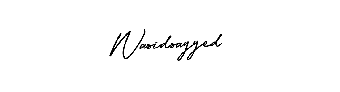 This is the best signature style for the Wasidsayyed name. Also you like these signature font (AmerikaSignatureDemo-Regular). Mix name signature. Wasidsayyed signature style 3 images and pictures png