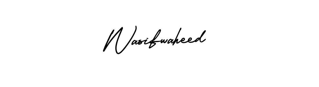 How to Draw Wasifwaheed signature style? AmerikaSignatureDemo-Regular is a latest design signature styles for name Wasifwaheed. Wasifwaheed signature style 3 images and pictures png
