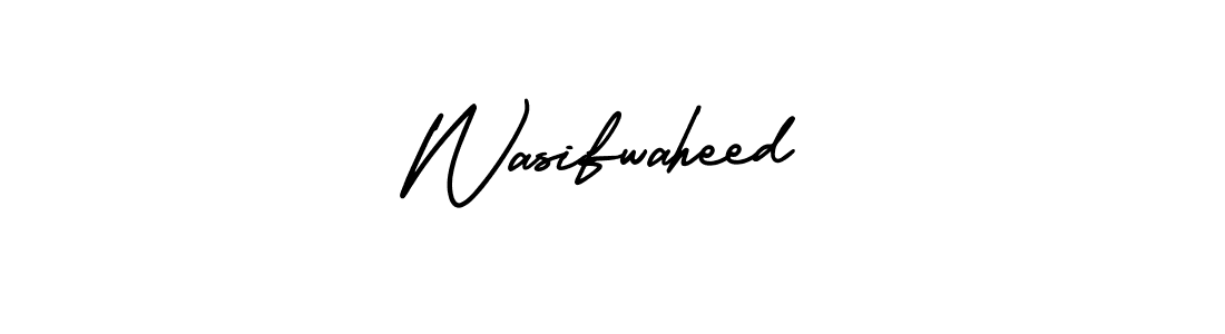 How to Draw Wasifwaheed signature style? AmerikaSignatureDemo-Regular is a latest design signature styles for name Wasifwaheed. Wasifwaheed signature style 3 images and pictures png