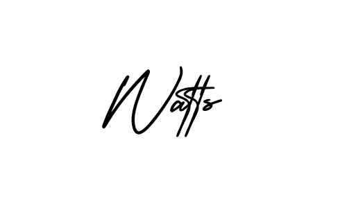 if you are searching for the best signature style for your name Watts. so please give up your signature search. here we have designed multiple signature styles  using AmerikaSignatureDemo-Regular. Watts signature style 3 images and pictures png