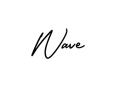 Wave stylish signature style. Best Handwritten Sign (AmerikaSignatureDemo-Regular) for my name. Handwritten Signature Collection Ideas for my name Wave. Wave signature style 3 images and pictures png