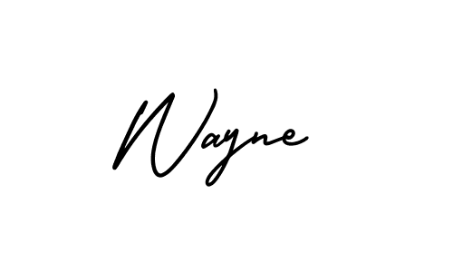 Use a signature maker to create a handwritten signature online. With this signature software, you can design (AmerikaSignatureDemo-Regular) your own signature for name Wayne. Wayne signature style 3 images and pictures png