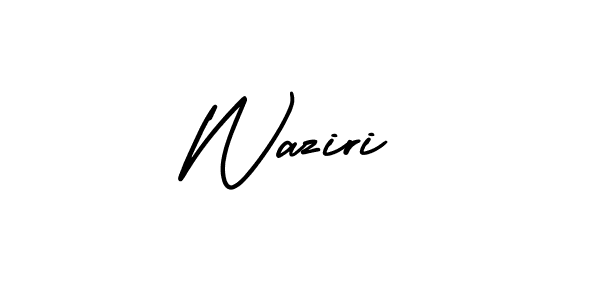 Best and Professional Signature Style for Waziri. AmerikaSignatureDemo-Regular Best Signature Style Collection. Waziri signature style 3 images and pictures png