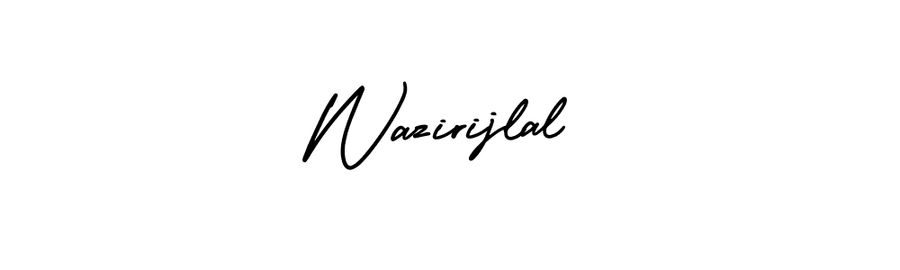 Design your own signature with our free online signature maker. With this signature software, you can create a handwritten (AmerikaSignatureDemo-Regular) signature for name Wazirijlal. Wazirijlal signature style 3 images and pictures png