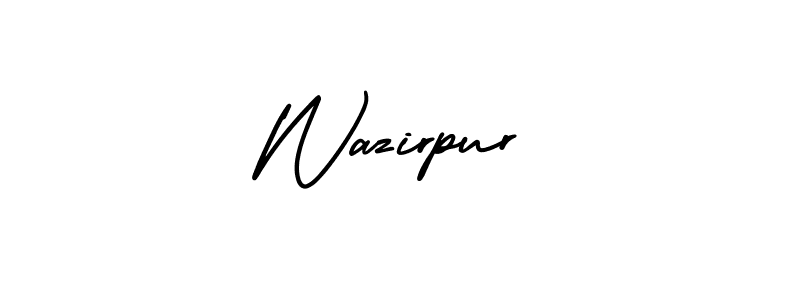 if you are searching for the best signature style for your name Wazirpur. so please give up your signature search. here we have designed multiple signature styles  using AmerikaSignatureDemo-Regular. Wazirpur signature style 3 images and pictures png