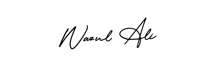 Once you've used our free online signature maker to create your best signature AmerikaSignatureDemo-Regular style, it's time to enjoy all of the benefits that Wazul Ali name signing documents. Wazul Ali signature style 3 images and pictures png