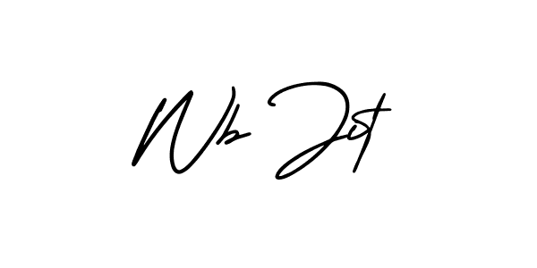 Create a beautiful signature design for name Wb Jit. With this signature (AmerikaSignatureDemo-Regular) fonts, you can make a handwritten signature for free. Wb Jit signature style 3 images and pictures png