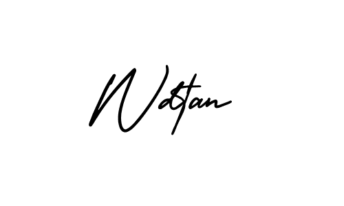 How to Draw Wdtan signature style? AmerikaSignatureDemo-Regular is a latest design signature styles for name Wdtan. Wdtan signature style 3 images and pictures png