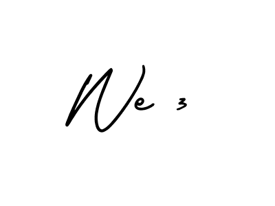 This is the best signature style for the We 3 name. Also you like these signature font (AmerikaSignatureDemo-Regular). Mix name signature. We 3 signature style 3 images and pictures png