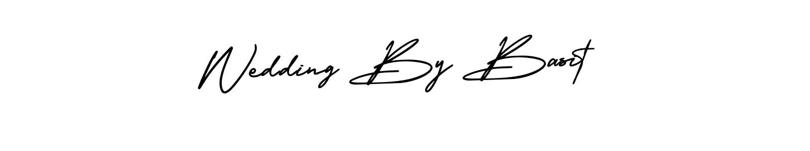 It looks lik you need a new signature style for name Wedding By Basit. Design unique handwritten (AmerikaSignatureDemo-Regular) signature with our free signature maker in just a few clicks. Wedding By Basit signature style 3 images and pictures png