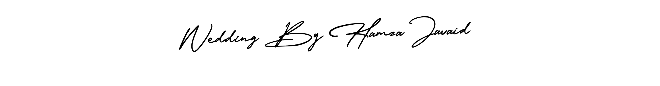 You can use this online signature creator to create a handwritten signature for the name Wedding By Hamza Javaid. This is the best online autograph maker. Wedding By Hamza Javaid signature style 3 images and pictures png