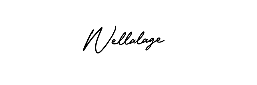 Similarly AmerikaSignatureDemo-Regular is the best handwritten signature design. Signature creator online .You can use it as an online autograph creator for name Wellalage. Wellalage signature style 3 images and pictures png