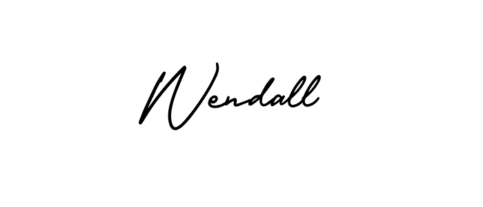 How to Draw Wendall signature style? AmerikaSignatureDemo-Regular is a latest design signature styles for name Wendall. Wendall signature style 3 images and pictures png