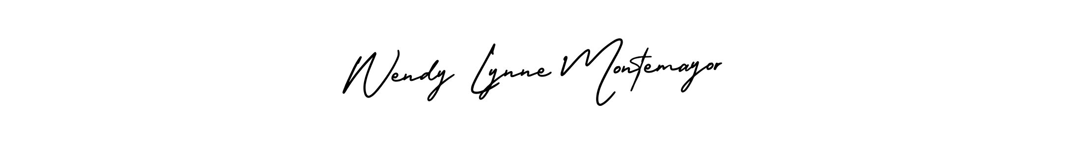 It looks lik you need a new signature style for name Wendy Lynne Montemayor. Design unique handwritten (AmerikaSignatureDemo-Regular) signature with our free signature maker in just a few clicks. Wendy Lynne Montemayor signature style 3 images and pictures png