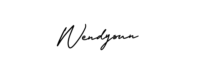 This is the best signature style for the Wendysun name. Also you like these signature font (AmerikaSignatureDemo-Regular). Mix name signature. Wendysun signature style 3 images and pictures png