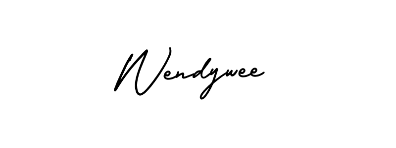 Make a beautiful signature design for name Wendywee. With this signature (AmerikaSignatureDemo-Regular) style, you can create a handwritten signature for free. Wendywee signature style 3 images and pictures png