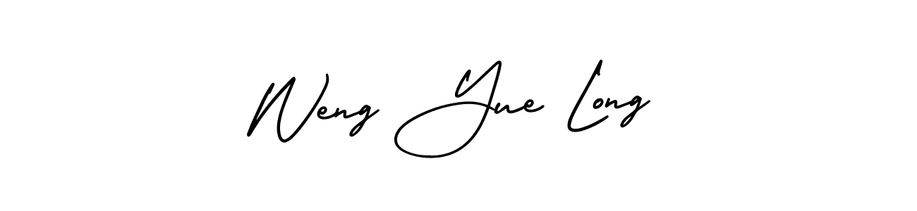 Check out images of Autograph of Weng Yue Long name. Actor Weng Yue Long Signature Style. AmerikaSignatureDemo-Regular is a professional sign style online. Weng Yue Long signature style 3 images and pictures png