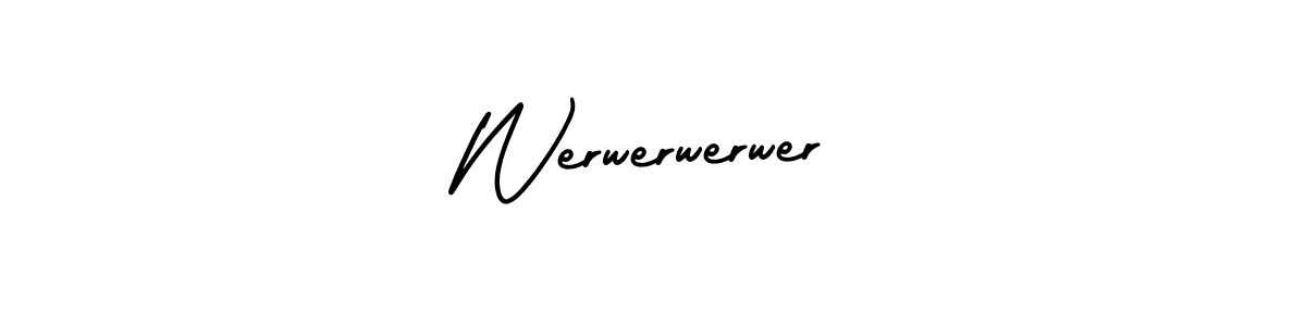 Also we have Werwerwerwer name is the best signature style. Create professional handwritten signature collection using AmerikaSignatureDemo-Regular autograph style. Werwerwerwer signature style 3 images and pictures png