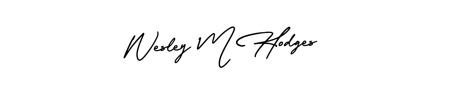 How to Draw Wesley M Hodges signature style? AmerikaSignatureDemo-Regular is a latest design signature styles for name Wesley M Hodges. Wesley M Hodges signature style 3 images and pictures png