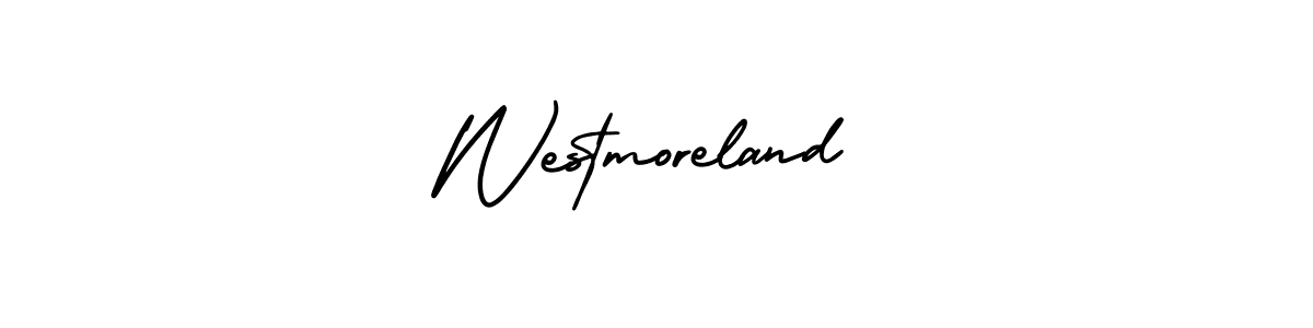 Design your own signature with our free online signature maker. With this signature software, you can create a handwritten (AmerikaSignatureDemo-Regular) signature for name Westmoreland. Westmoreland signature style 3 images and pictures png