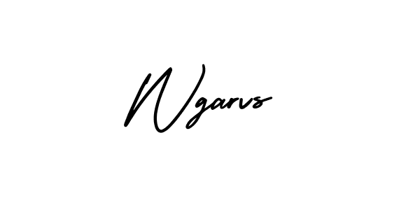 How to make Wgarvs name signature. Use AmerikaSignatureDemo-Regular style for creating short signs online. This is the latest handwritten sign. Wgarvs signature style 3 images and pictures png