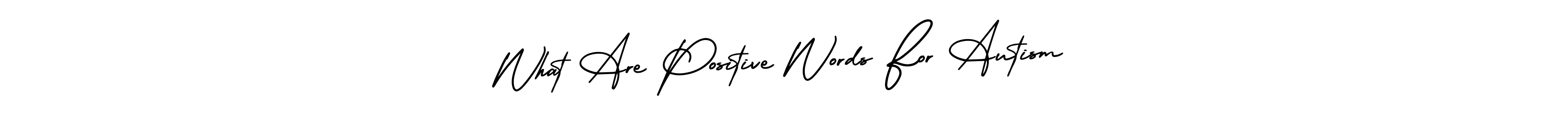 Similarly AmerikaSignatureDemo-Regular is the best handwritten signature design. Signature creator online .You can use it as an online autograph creator for name What Are Positive Words For Autism. What Are Positive Words For Autism signature style 3 images and pictures png