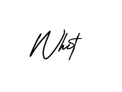 Create a beautiful signature design for name Whit. With this signature (AmerikaSignatureDemo-Regular) fonts, you can make a handwritten signature for free. Whit signature style 3 images and pictures png