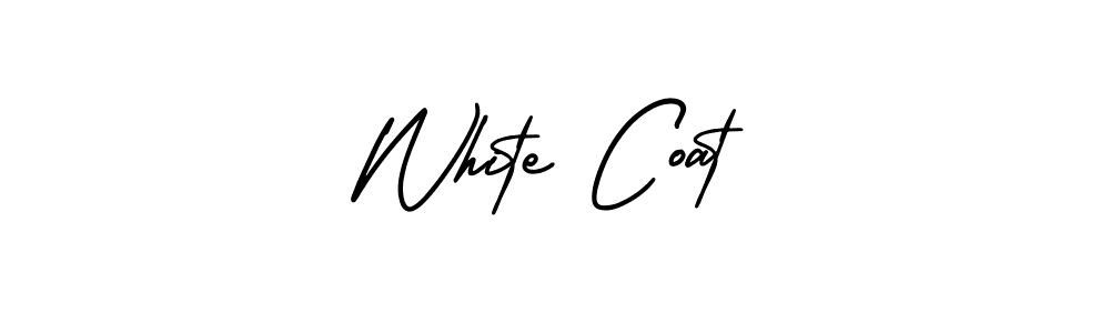 Make a beautiful signature design for name White Coat. Use this online signature maker to create a handwritten signature for free. White Coat signature style 3 images and pictures png