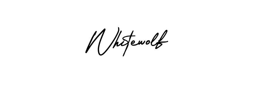 How to make Whitewolf signature? AmerikaSignatureDemo-Regular is a professional autograph style. Create handwritten signature for Whitewolf name. Whitewolf signature style 3 images and pictures png