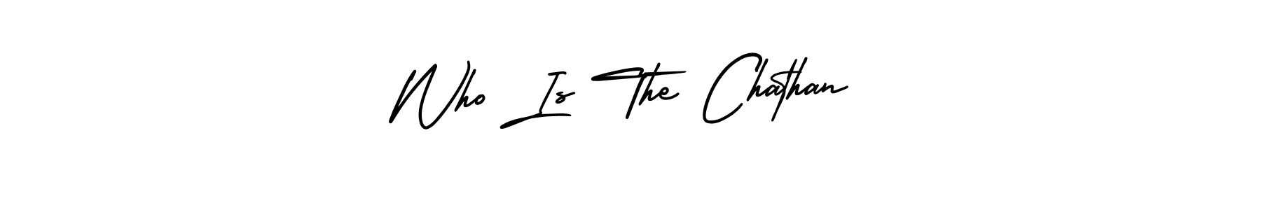 Make a beautiful signature design for name Who Is The Chathan. Use this online signature maker to create a handwritten signature for free. Who Is The Chathan signature style 3 images and pictures png