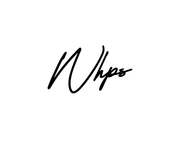 Make a beautiful signature design for name Whps. With this signature (AmerikaSignatureDemo-Regular) style, you can create a handwritten signature for free. Whps signature style 3 images and pictures png