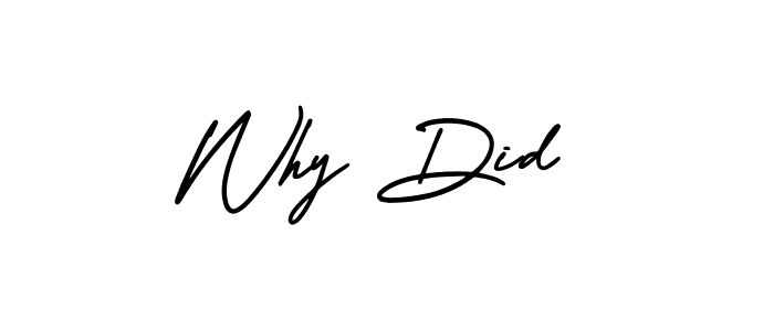 Best and Professional Signature Style for Why Did. AmerikaSignatureDemo-Regular Best Signature Style Collection. Why Did signature style 3 images and pictures png