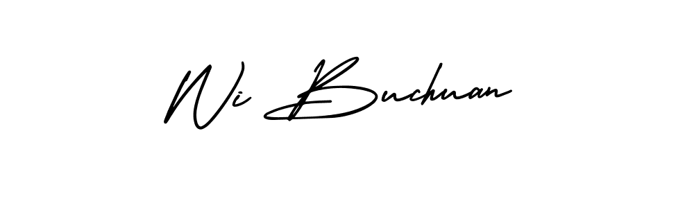 Here are the top 10 professional signature styles for the name Wi Buchuan. These are the best autograph styles you can use for your name. Wi Buchuan signature style 3 images and pictures png
