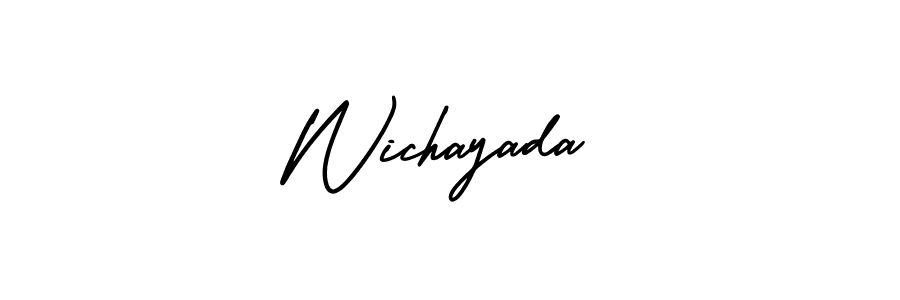 Use a signature maker to create a handwritten signature online. With this signature software, you can design (AmerikaSignatureDemo-Regular) your own signature for name Wichayada. Wichayada signature style 3 images and pictures png