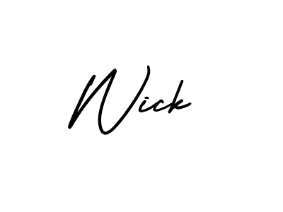 How to make Wick signature? AmerikaSignatureDemo-Regular is a professional autograph style. Create handwritten signature for Wick name. Wick signature style 3 images and pictures png