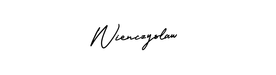 Also You can easily find your signature by using the search form. We will create Wienczyslaw name handwritten signature images for you free of cost using AmerikaSignatureDemo-Regular sign style. Wienczyslaw signature style 3 images and pictures png