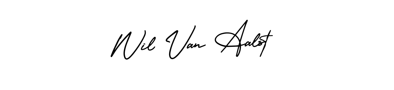 Design your own signature with our free online signature maker. With this signature software, you can create a handwritten (AmerikaSignatureDemo-Regular) signature for name Wil Van Aalst. Wil Van Aalst signature style 3 images and pictures png