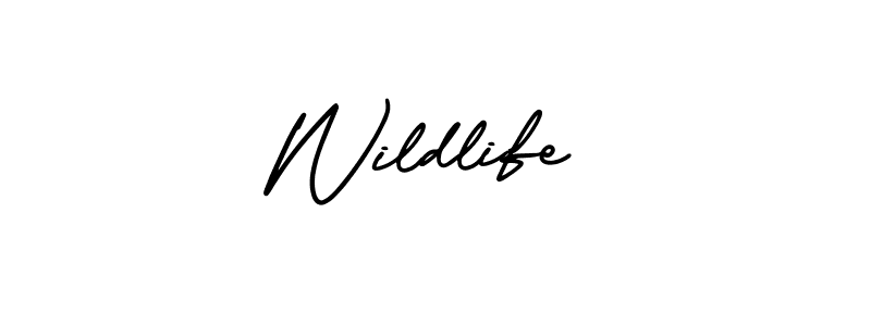 Also we have Wildlife name is the best signature style. Create professional handwritten signature collection using AmerikaSignatureDemo-Regular autograph style. Wildlife signature style 3 images and pictures png
