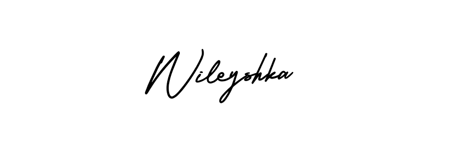 Also You can easily find your signature by using the search form. We will create Wileyshka name handwritten signature images for you free of cost using AmerikaSignatureDemo-Regular sign style. Wileyshka signature style 3 images and pictures png