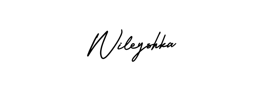 Similarly AmerikaSignatureDemo-Regular is the best handwritten signature design. Signature creator online .You can use it as an online autograph creator for name Wileyshka. Wileyshka signature style 3 images and pictures png