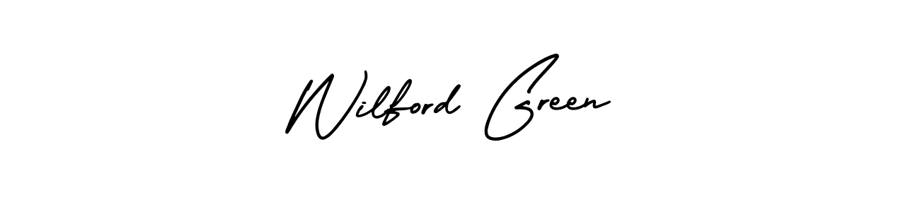 Create a beautiful signature design for name Wilford Green. With this signature (AmerikaSignatureDemo-Regular) fonts, you can make a handwritten signature for free. Wilford Green signature style 3 images and pictures png