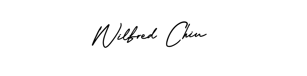 How to Draw Wilfred Chiu signature style? AmerikaSignatureDemo-Regular is a latest design signature styles for name Wilfred Chiu. Wilfred Chiu signature style 3 images and pictures png