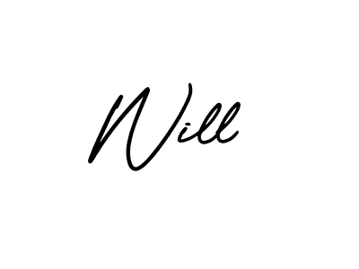 Make a beautiful signature design for name Will. With this signature (AmerikaSignatureDemo-Regular) style, you can create a handwritten signature for free. Will signature style 3 images and pictures png