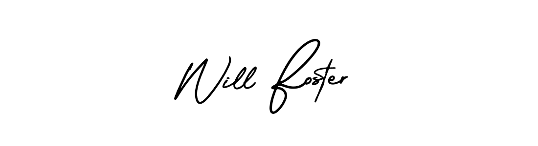 How to make Will Foster name signature. Use AmerikaSignatureDemo-Regular style for creating short signs online. This is the latest handwritten sign. Will Foster signature style 3 images and pictures png