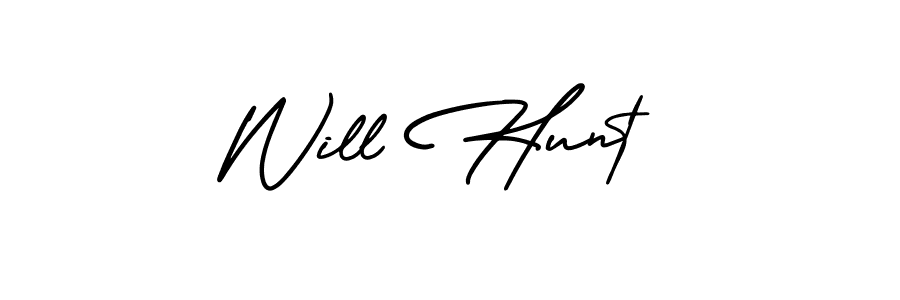 Best and Professional Signature Style for Will Hunt. AmerikaSignatureDemo-Regular Best Signature Style Collection. Will Hunt signature style 3 images and pictures png