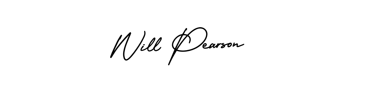 You should practise on your own different ways (AmerikaSignatureDemo-Regular) to write your name (Will Pearson) in signature. don't let someone else do it for you. Will Pearson signature style 3 images and pictures png