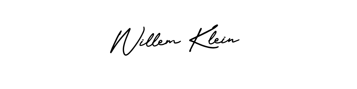It looks lik you need a new signature style for name Willem Klein. Design unique handwritten (AmerikaSignatureDemo-Regular) signature with our free signature maker in just a few clicks. Willem Klein signature style 3 images and pictures png