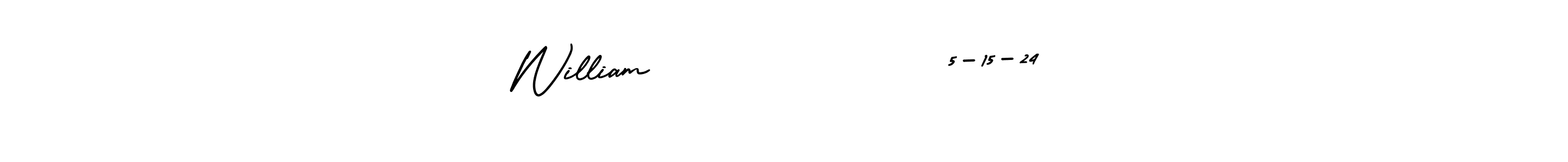 Make a beautiful signature design for name William               5-15-24. With this signature (AmerikaSignatureDemo-Regular) style, you can create a handwritten signature for free. William               5-15-24 signature style 3 images and pictures png