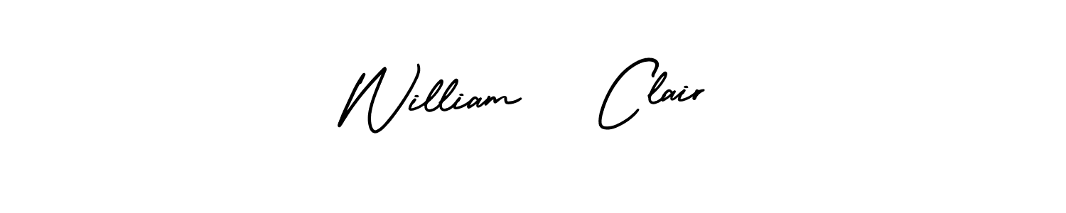 Also You can easily find your signature by using the search form. We will create William   Clair name handwritten signature images for you free of cost using AmerikaSignatureDemo-Regular sign style. William   Clair signature style 3 images and pictures png