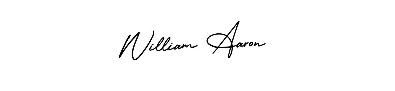 Best and Professional Signature Style for William Aaron. AmerikaSignatureDemo-Regular Best Signature Style Collection. William Aaron signature style 3 images and pictures png